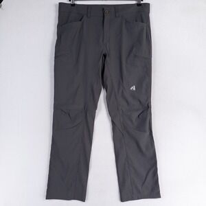 Eddie Bauer Pants Mens 38 x 34 Gray First Ascent Performance Hiking Outdoors